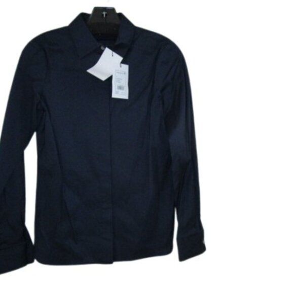 Theory Fitted Shirt Classic Navy Precise Praised for comfort, style, and quality - Picture 4 of 5